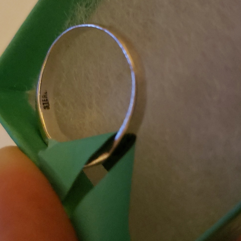 STETLING SILVER TRIBAL RING - Picture 4 of 4